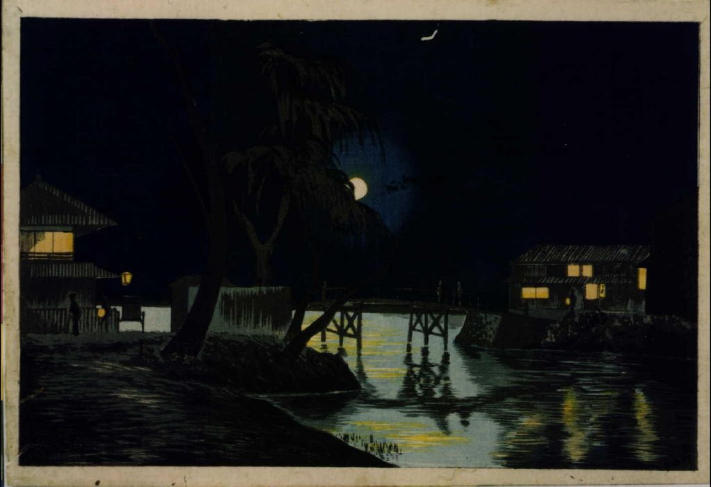 作品画像:今戸橋茶亭の月夜