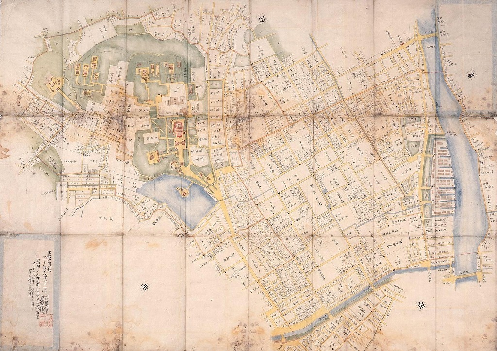 作品画像:上野御山浅草御蔵三御屋敷三町四方之図