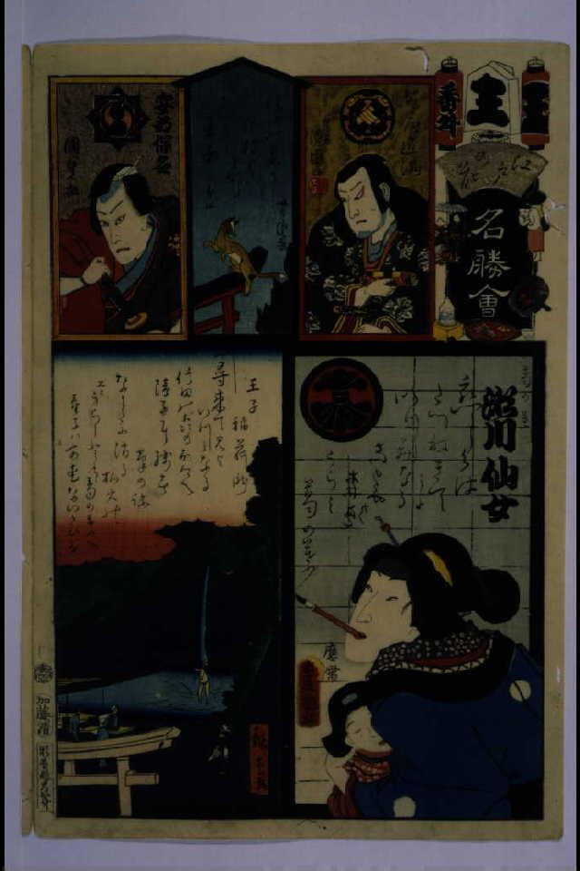 作品画像:江戸の花名勝会 王 番外