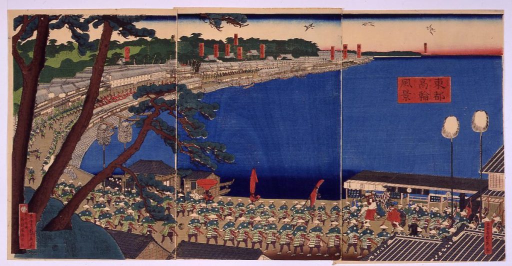 作品画像:東都高輪風景