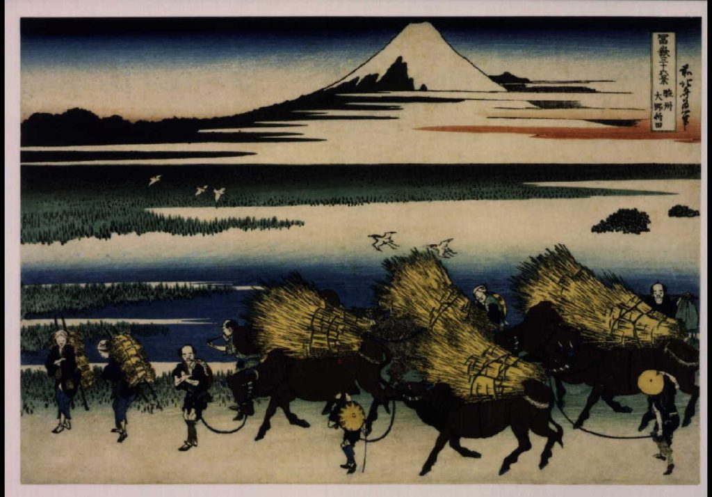 作品画像:冨嶽三十六景 駿州大野新田
