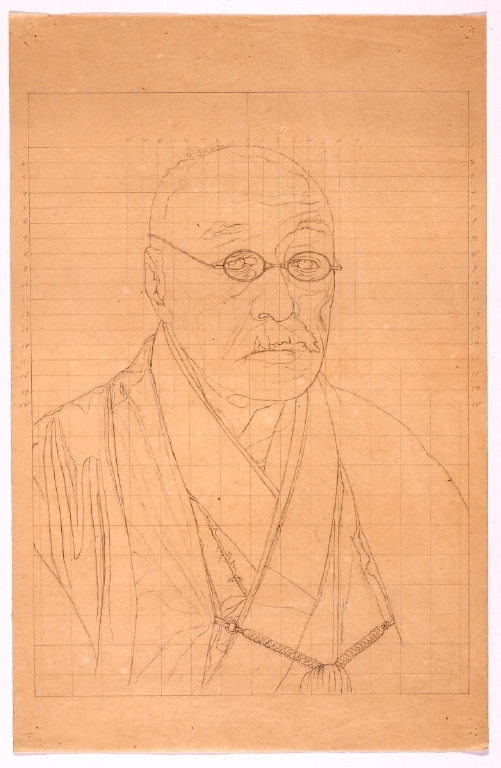 下絵 酒巻興敬肖像