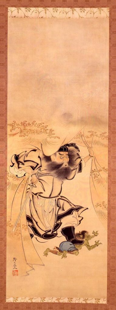 作品画像:鍾馗図