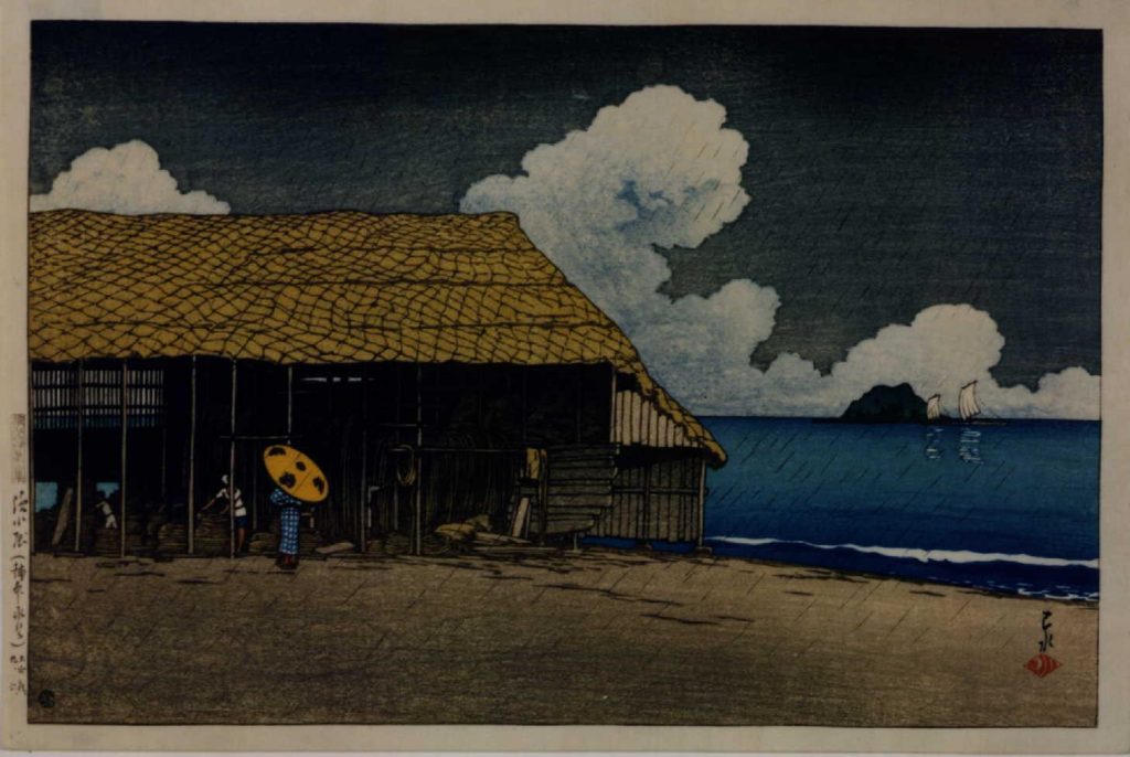 作品画像:旅みやげ第二集 浜小屋(越中氷見)