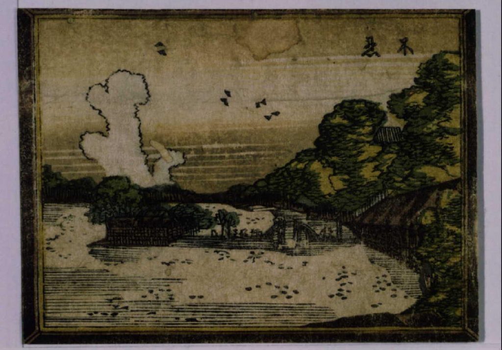 作品画像:阿蘭陀画鏡 江戸八景 不忍