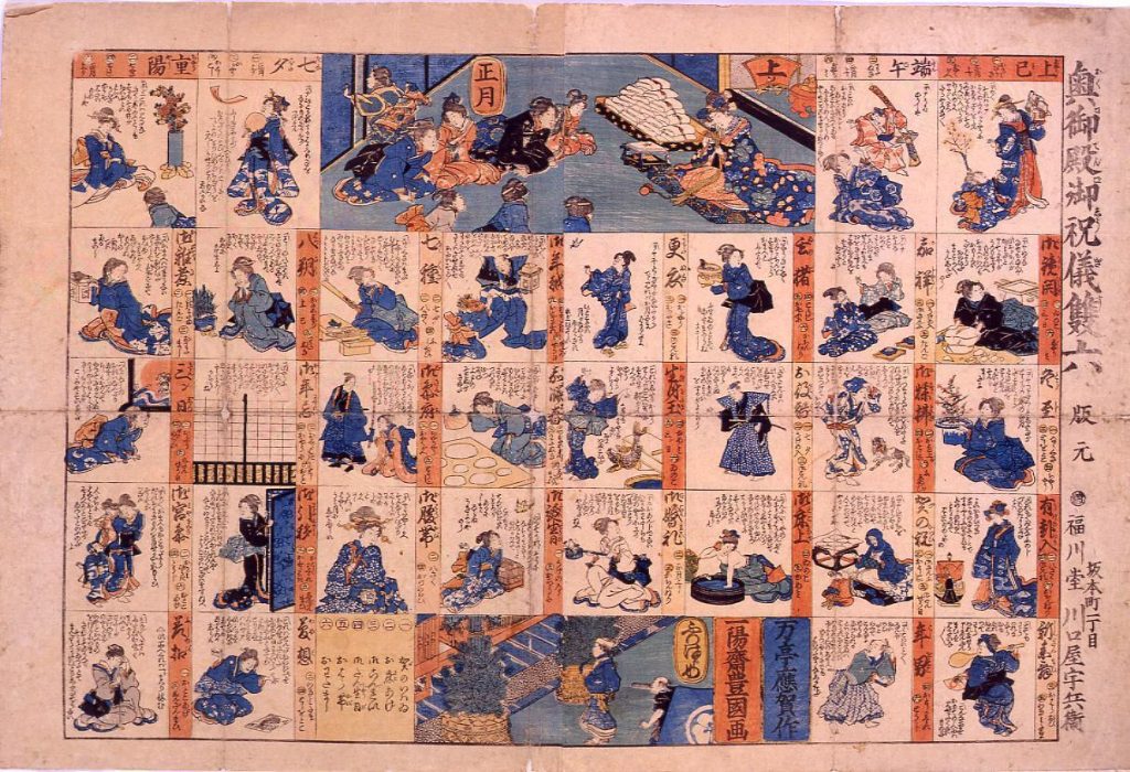 作品画像:奥御殿御祝儀双六