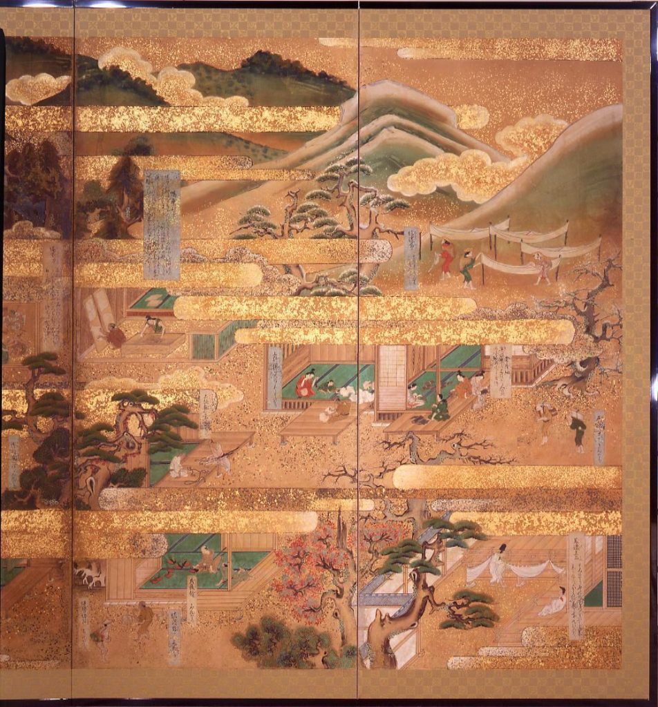 作品画像:庭訓往来抄 諸国名産図屏風