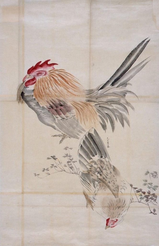 作品画像:粉本 双鶏