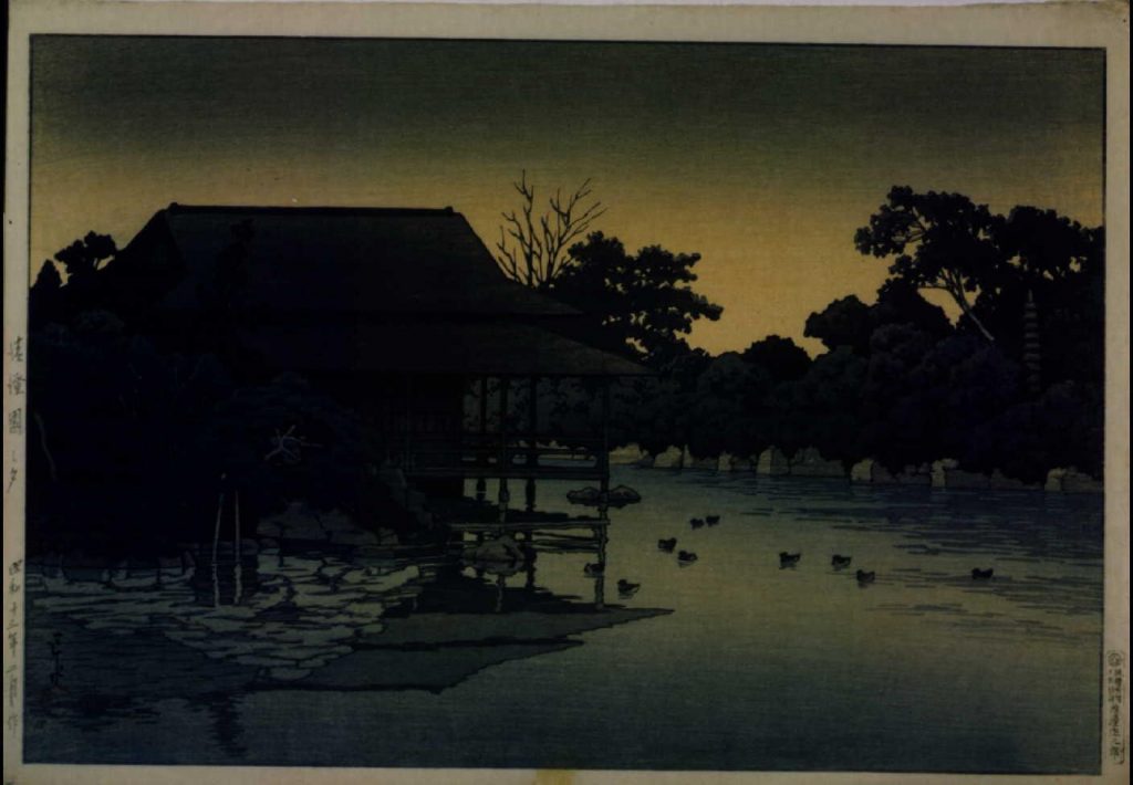 作品画像:清澄園之夕