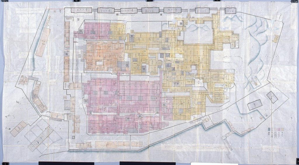 作品画像:江戸城西丸絵図