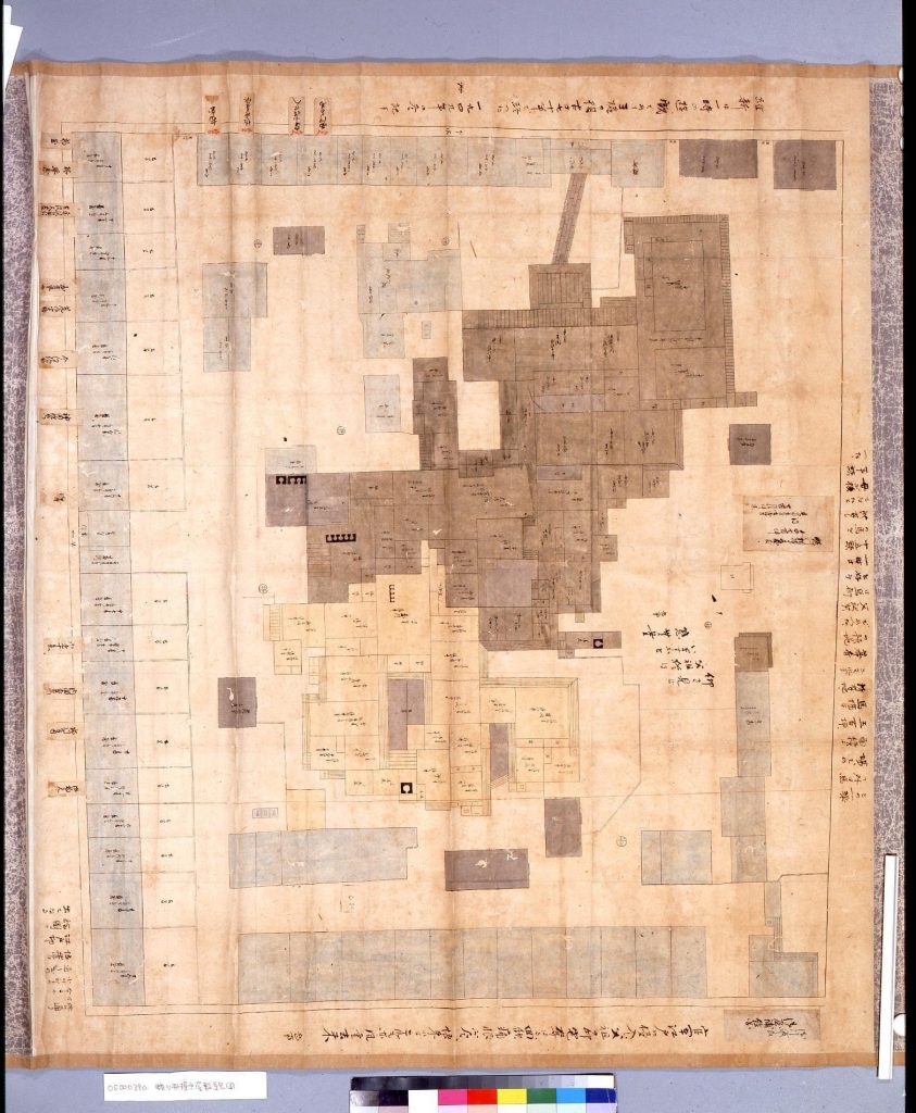 作品画像:蜷川相模守屋敷絵図