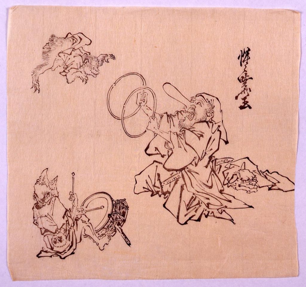 作品画像:天狗の猿まわし