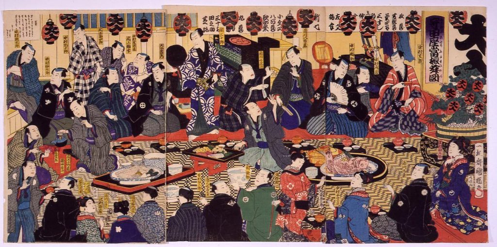 作品画像:守田座当振舞図