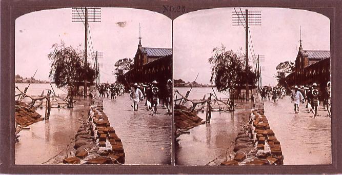 作品画像:東京洪水(本所)(明治40年8月)(No.25)