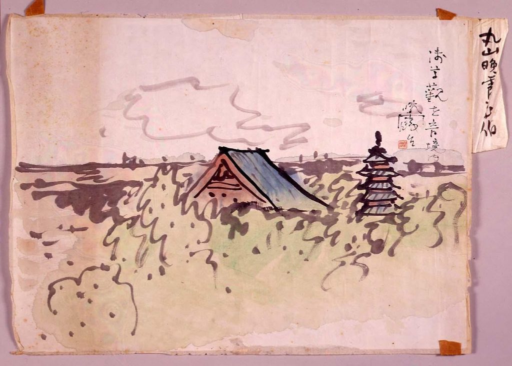 作品画像:浅草観世音境内