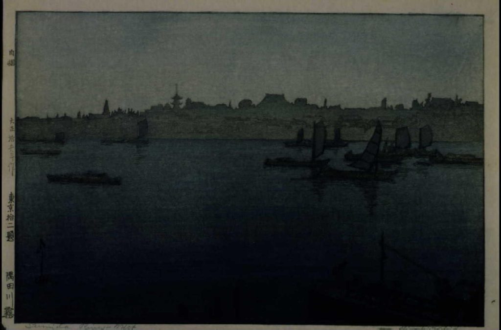 作品画像:東京拾二題 隅田川霧