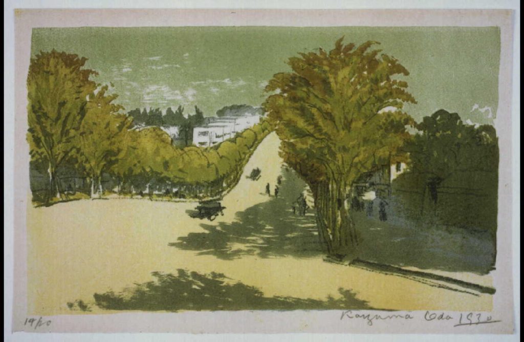 作品画像:画集 新宿 第四図 明治神宮表参道