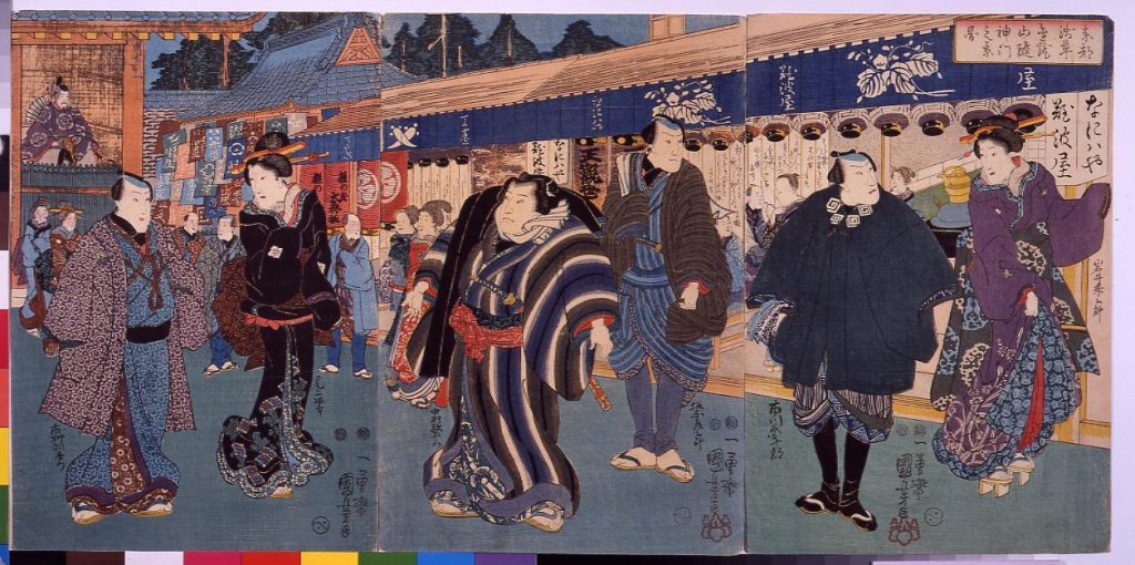 作品画像:東都浅草金龍山随神門之景図