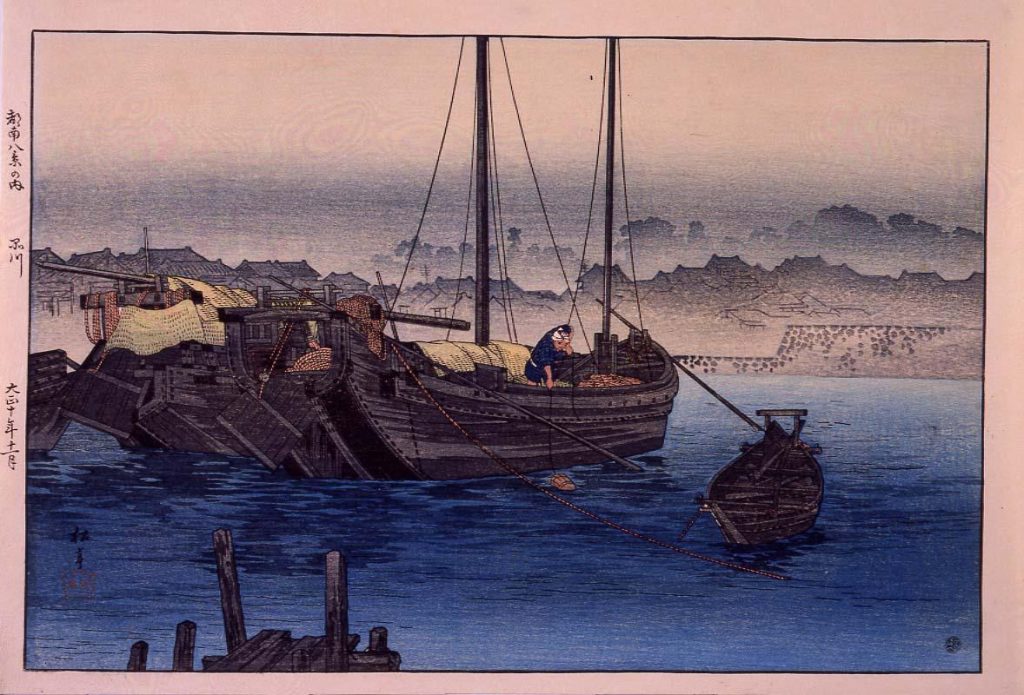 作品画像:都内八景の内 品川