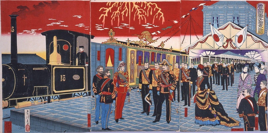 作品画像:魯国皇太子着京之図