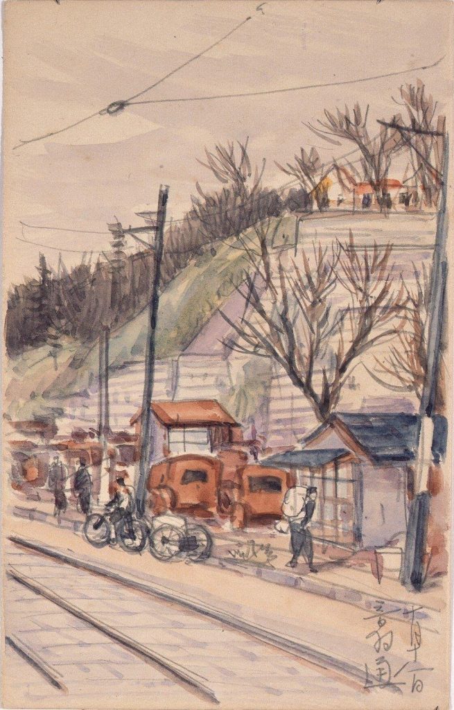 作品画像:東京戦災スケッチ111 音羽通