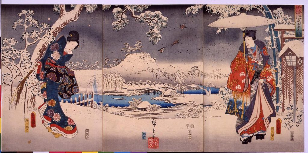 作品画像:風流源氏雪の眺