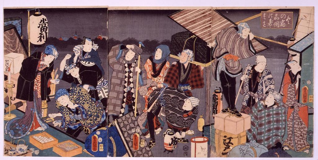 作品画像:冬の宿嘉例のすゝはき