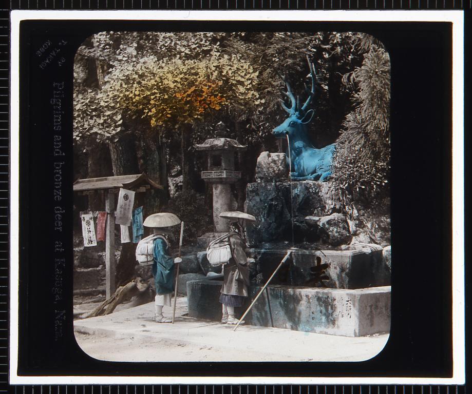 作品画像:奈良 春日大社(幻灯原板)