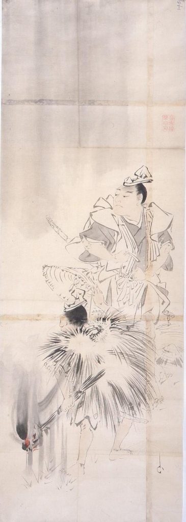 作品画像:粉本 曽我兄弟夜討