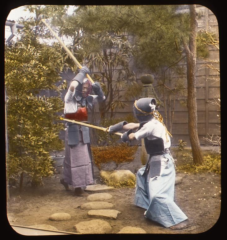 作品画像:剣道をする男性たち