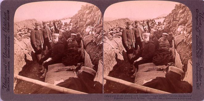 作品画像:Close to the enemy!―in Japanese “siege parallel within 200yards of Russian fort PortArthur.