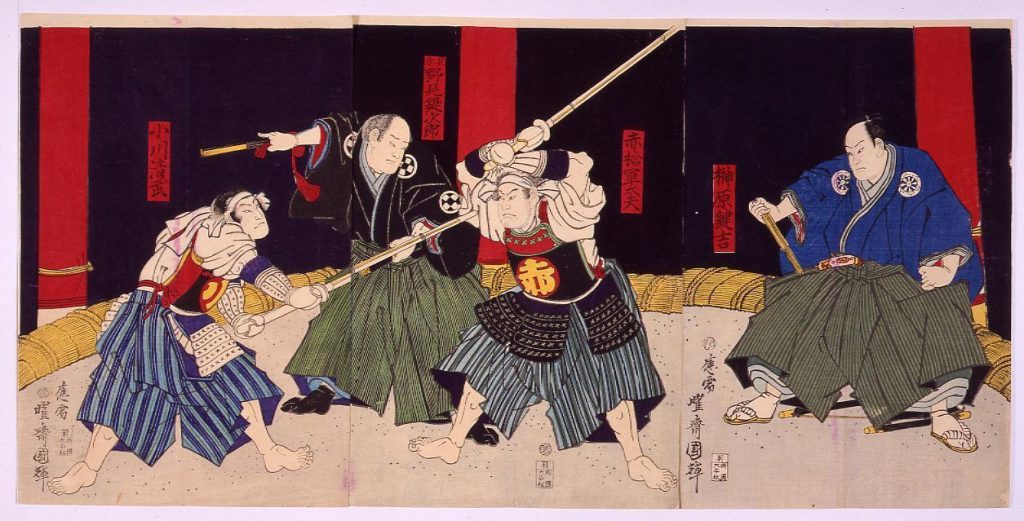 作品画像:撃剣会 赤松軍太夫と小川清武