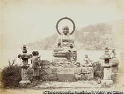 作品画像:芦ノ湖畔の延命地蔵