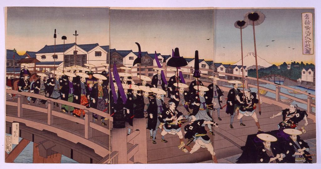 作品画像:旧諸侯江戸入行列之図