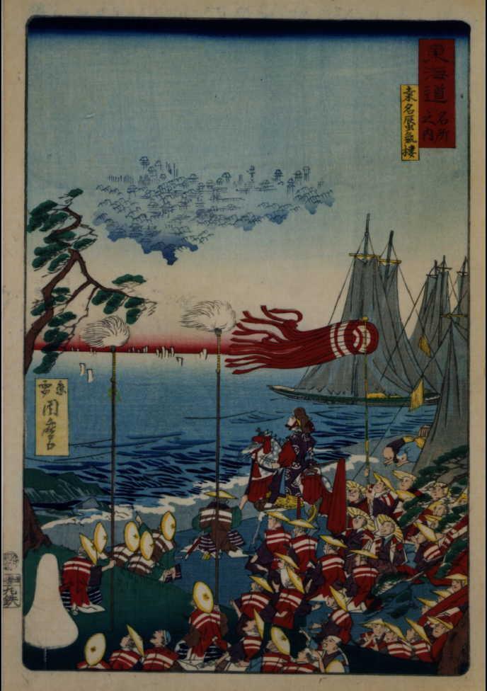 作品画像:東海道名所之内 桑名蜃気楼