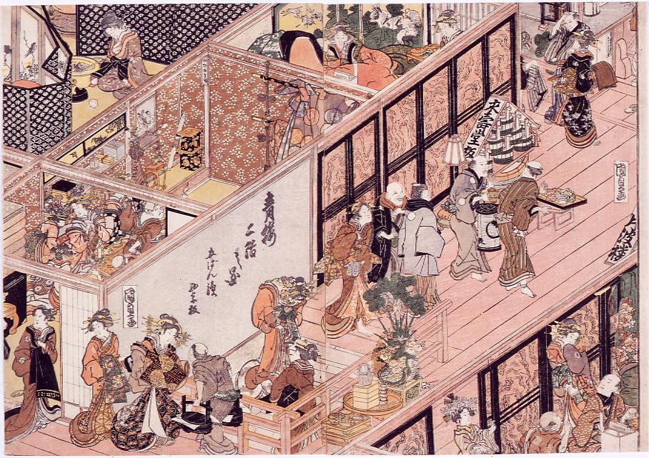 作品画像:青楼二階之図