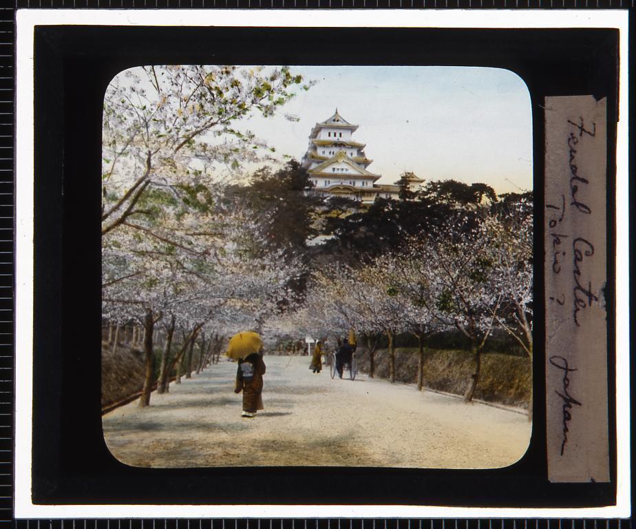 作品画像:兵庫 姫路城(幻燈原板)
