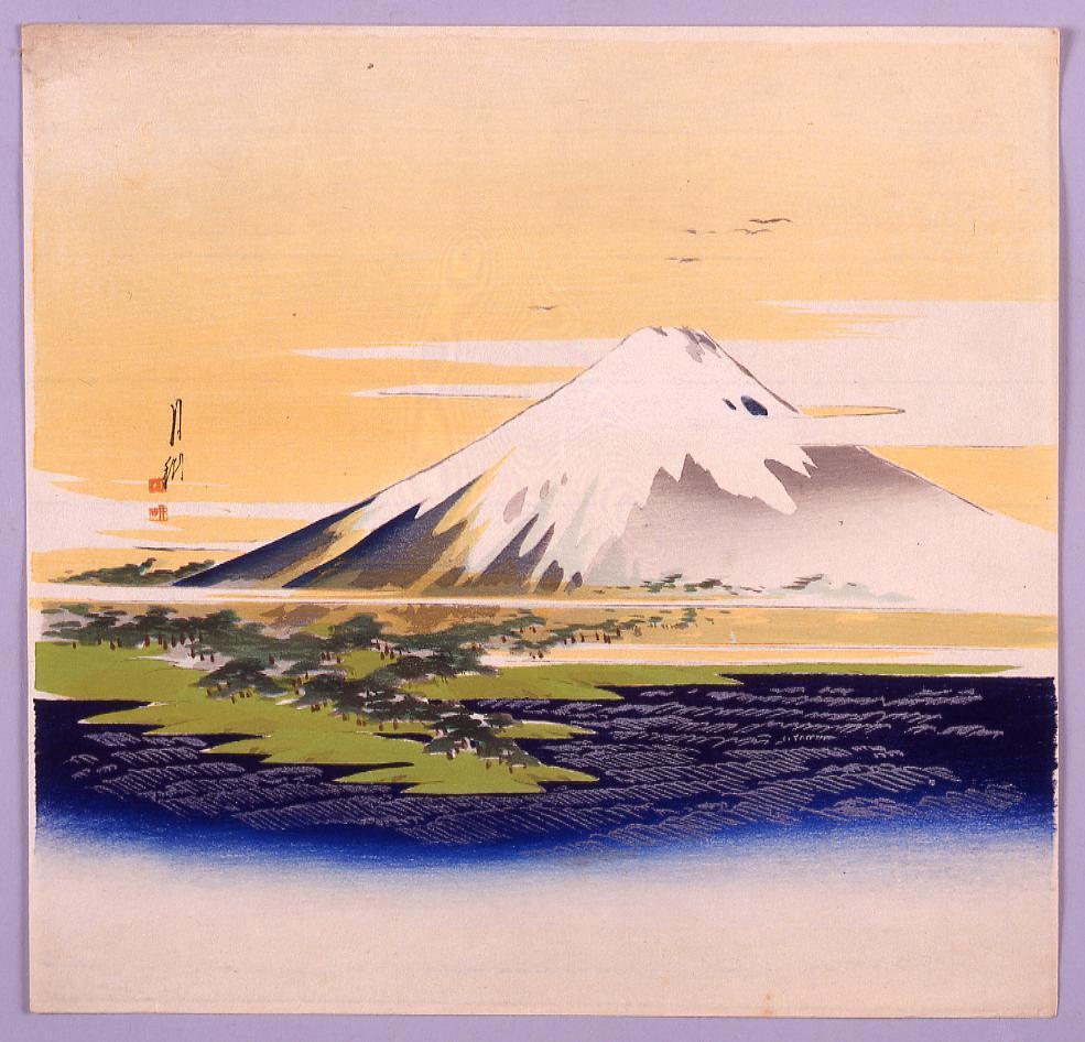 作品画像:富士山図