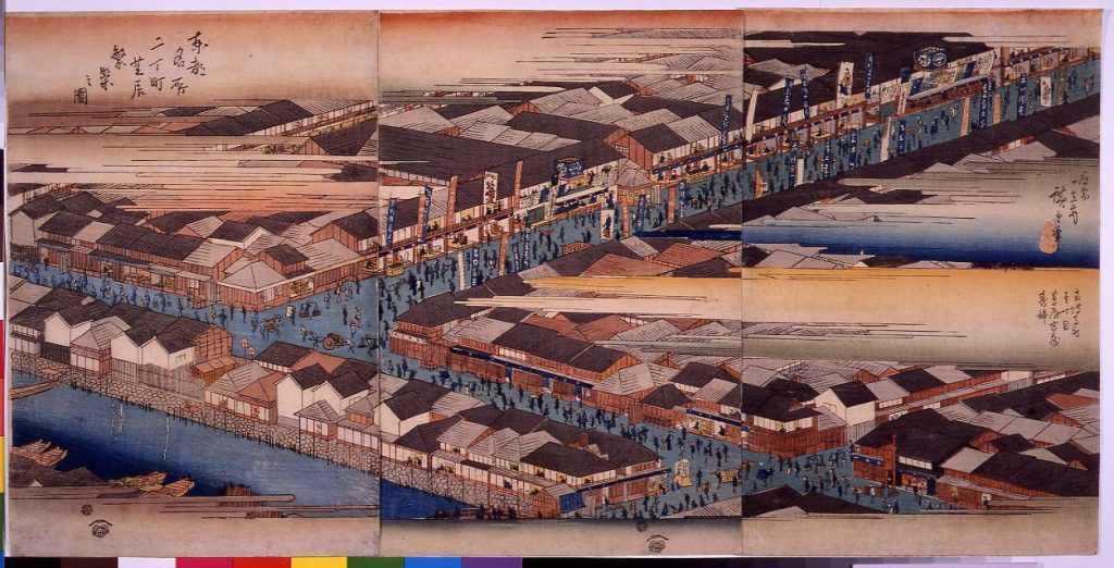 作品画像:東都名所二丁町芝居繁栄之図