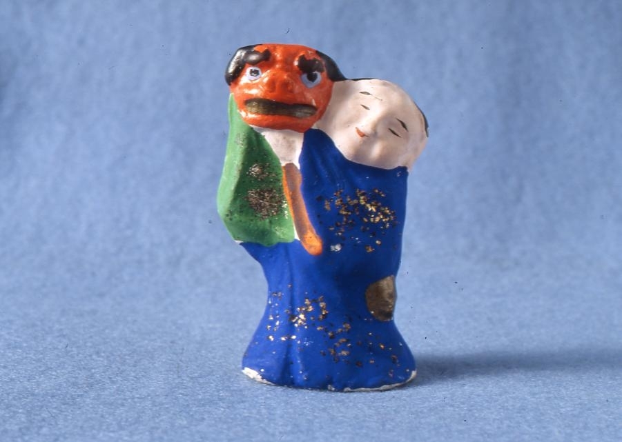 作品画像:今戸人形 獅子持