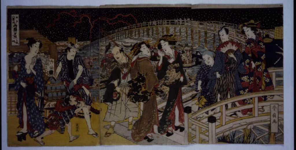 作品画像:江戸八景ノ内 両国の夕照