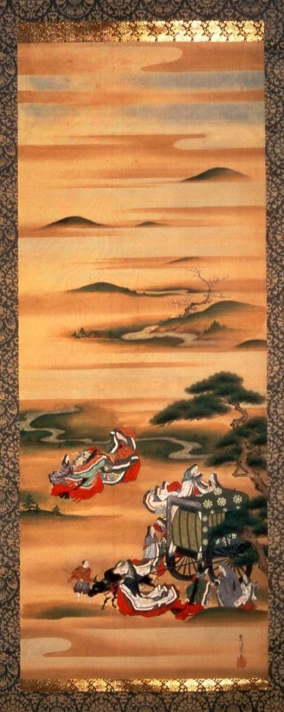 作品画像:十二ケ月月次風俗図 付和歌帖