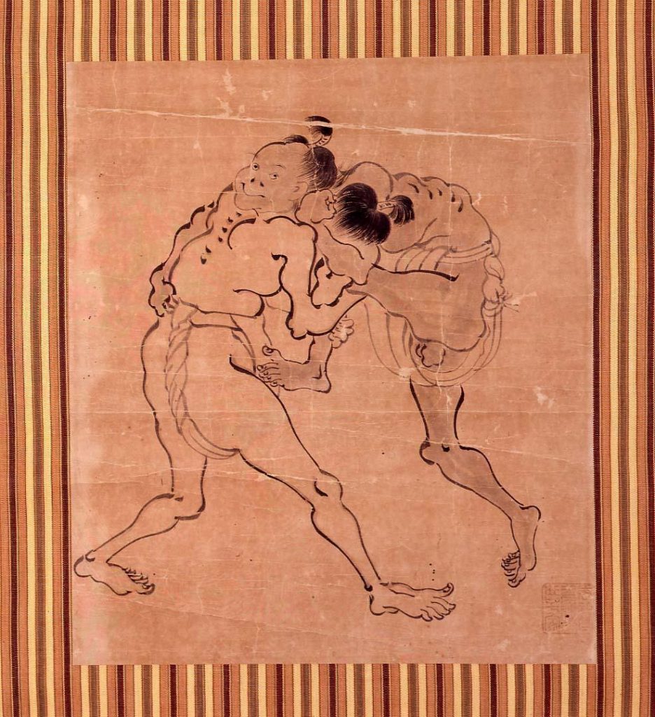 作品画像:角力古戯画