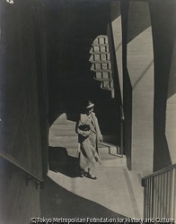 作品画像:(階段を下る女性)