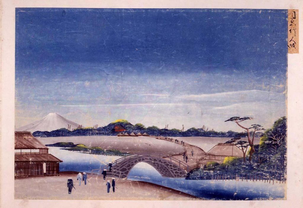 作品画像:泥絵 目黒行人坂