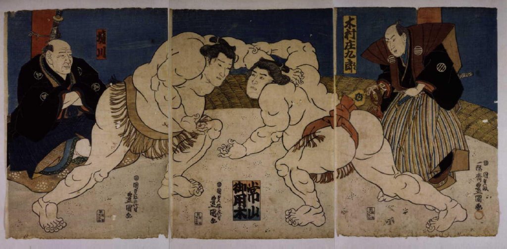 作品画像:御用木常山取組
