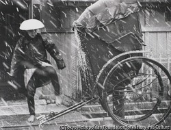 作品画像:雪の人力車