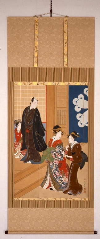 作品画像:揚屋図(丁字屋)