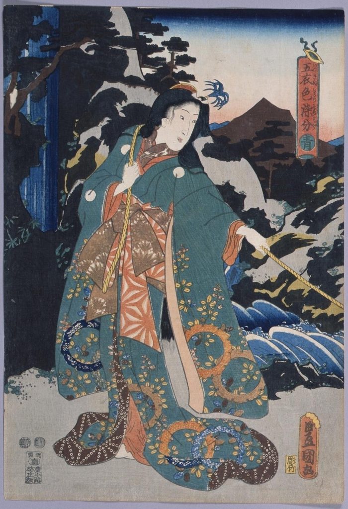 作品画像:五衣色染分 青