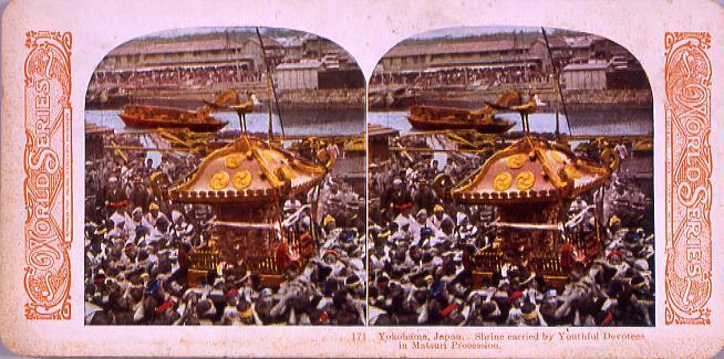 作品画像:Yokohama,Japan.Shrine carried by Yokohama Devotees in Matsuri Procession.171